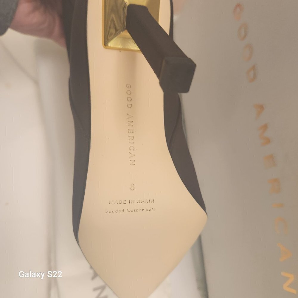 NIB Good American - High Kickstand Boots - Neoprene Chocolate. NIB. Various - Picture 8 of 10